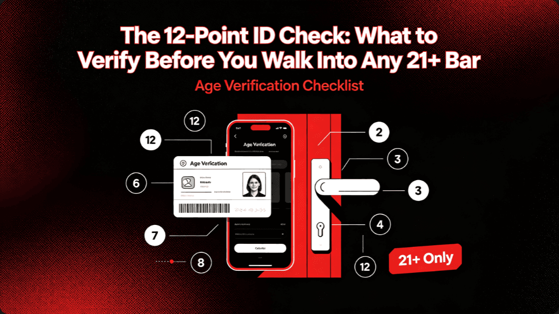 The 12-Point ID Check: What to Verify Before You Walk Into Any 21+ Bar